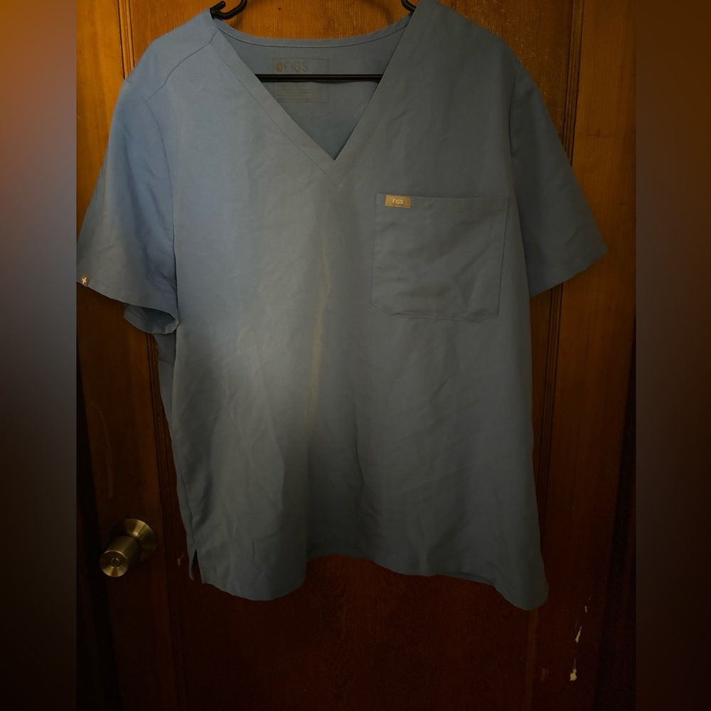 Ceil blue 2XL Catarina scrub top